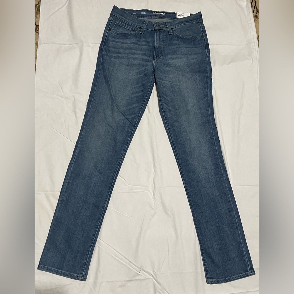 Mens Sonoma slim 30 32 jeans NWT